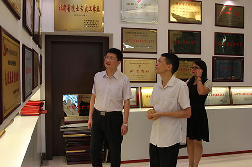 共青團福建省委副書記陳濤一行蒞臨虹潤開展調(diào)研