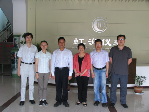 上海理工大學領導、教授一行考察虹潤公司