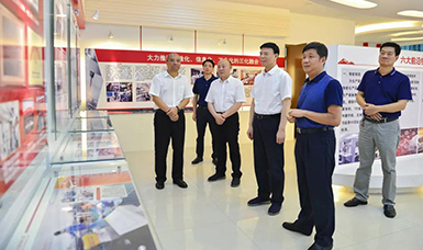 福建省人大常委會黨組書記、副主任張廣敏蒞臨虹潤公司調(diào)研指導(dǎo)